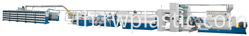 9033 Plastic Flat Film Extruding Line Jpg